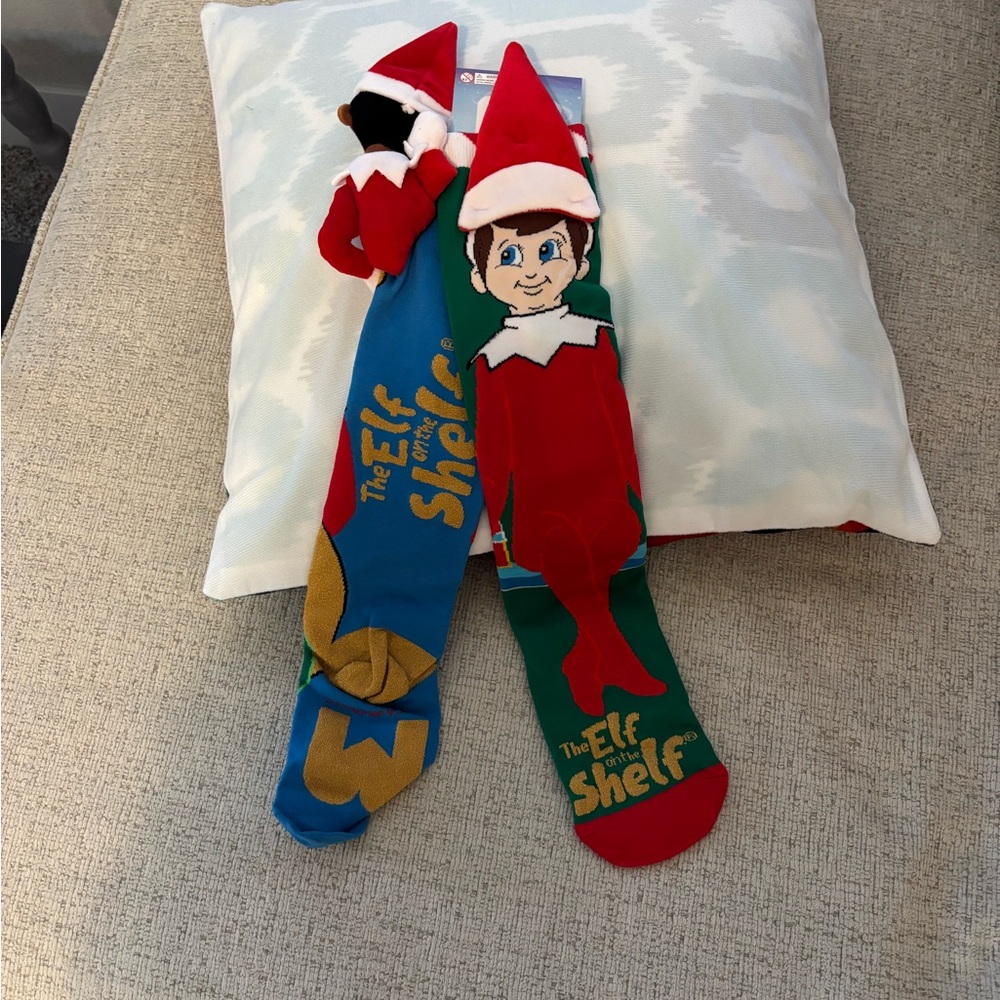 Santaverse Elf on the Shelf Knee-High Socks. New - Picture 2 of 7